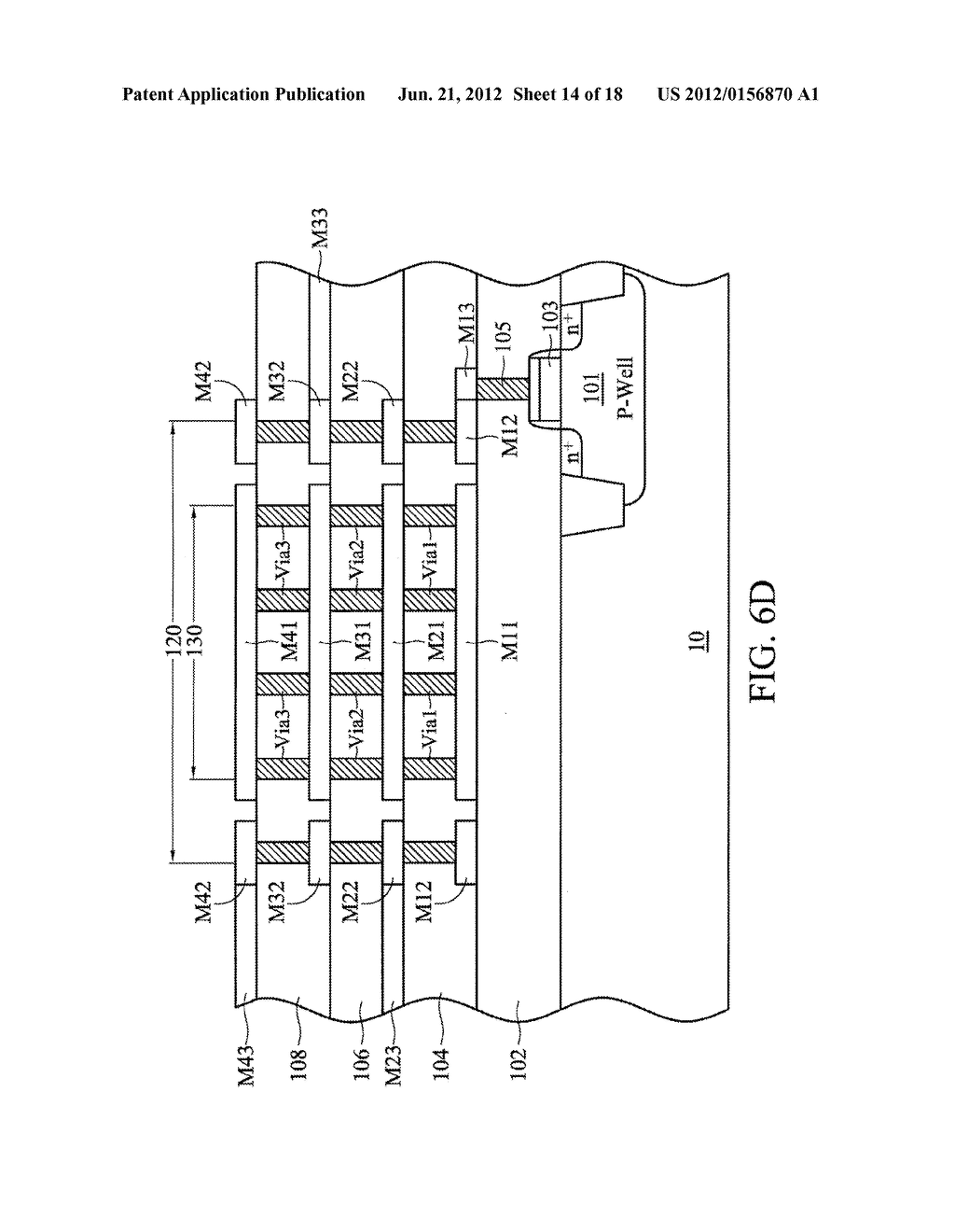 Chip Pad Resistant to Antenna Effect and Method - diagram, schematic, and image 15