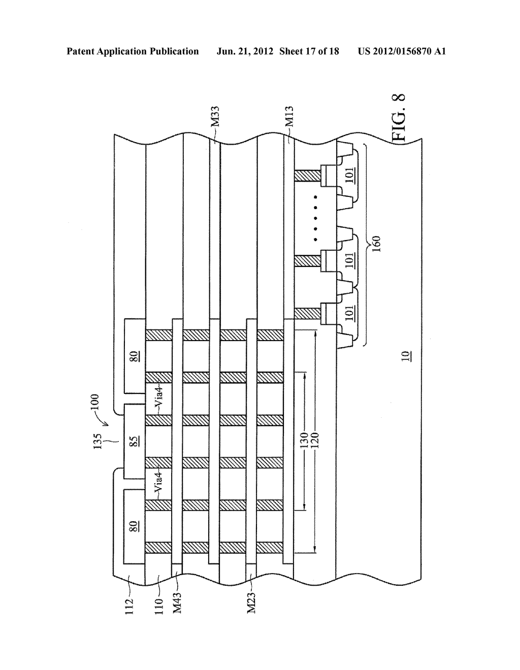 Chip Pad Resistant to Antenna Effect and Method - diagram, schematic, and image 18