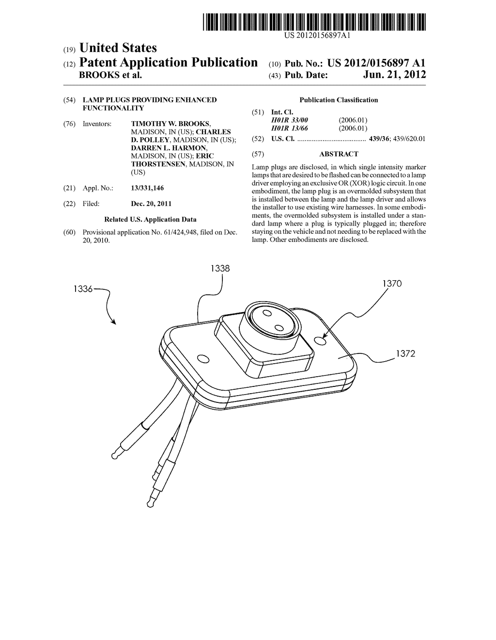 LAMP PLUGS PROVIDING ENHANCED FUNCTIONALITY - diagram, schematic, and image 01