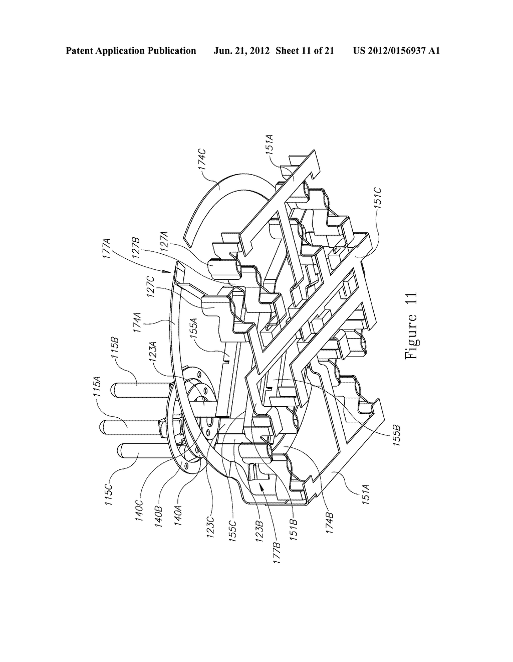 ELECTRIC CONNECTOR WITH A LINEARLY AND CIRCULARLY DISPLACEABLE PLUG - diagram, schematic, and image 12