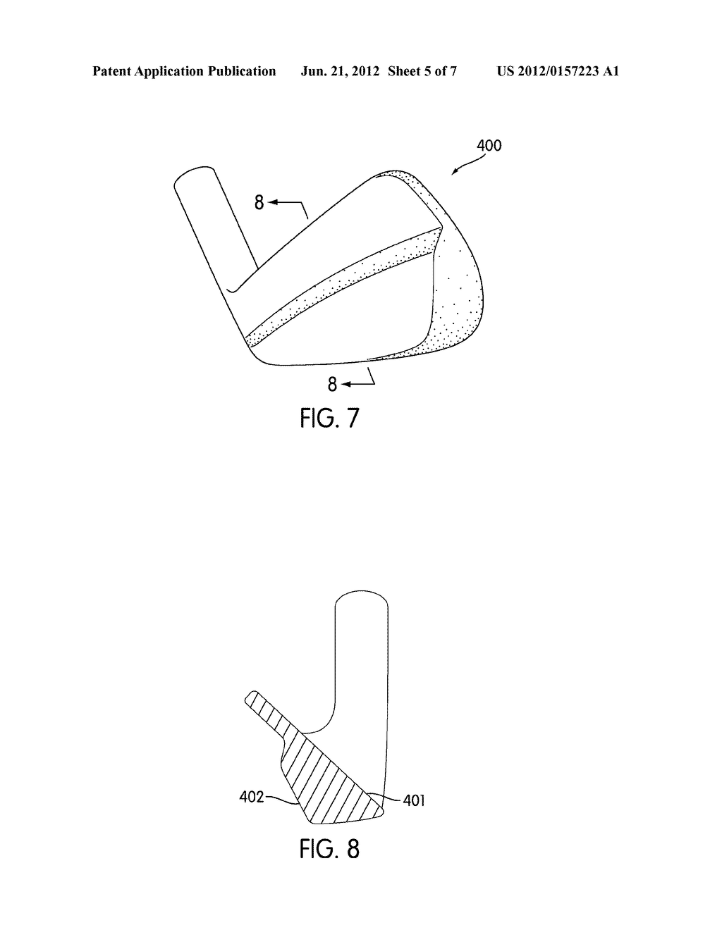 GOLF CLUBS and GOLF CLUB HEADS - diagram, schematic, and image 06