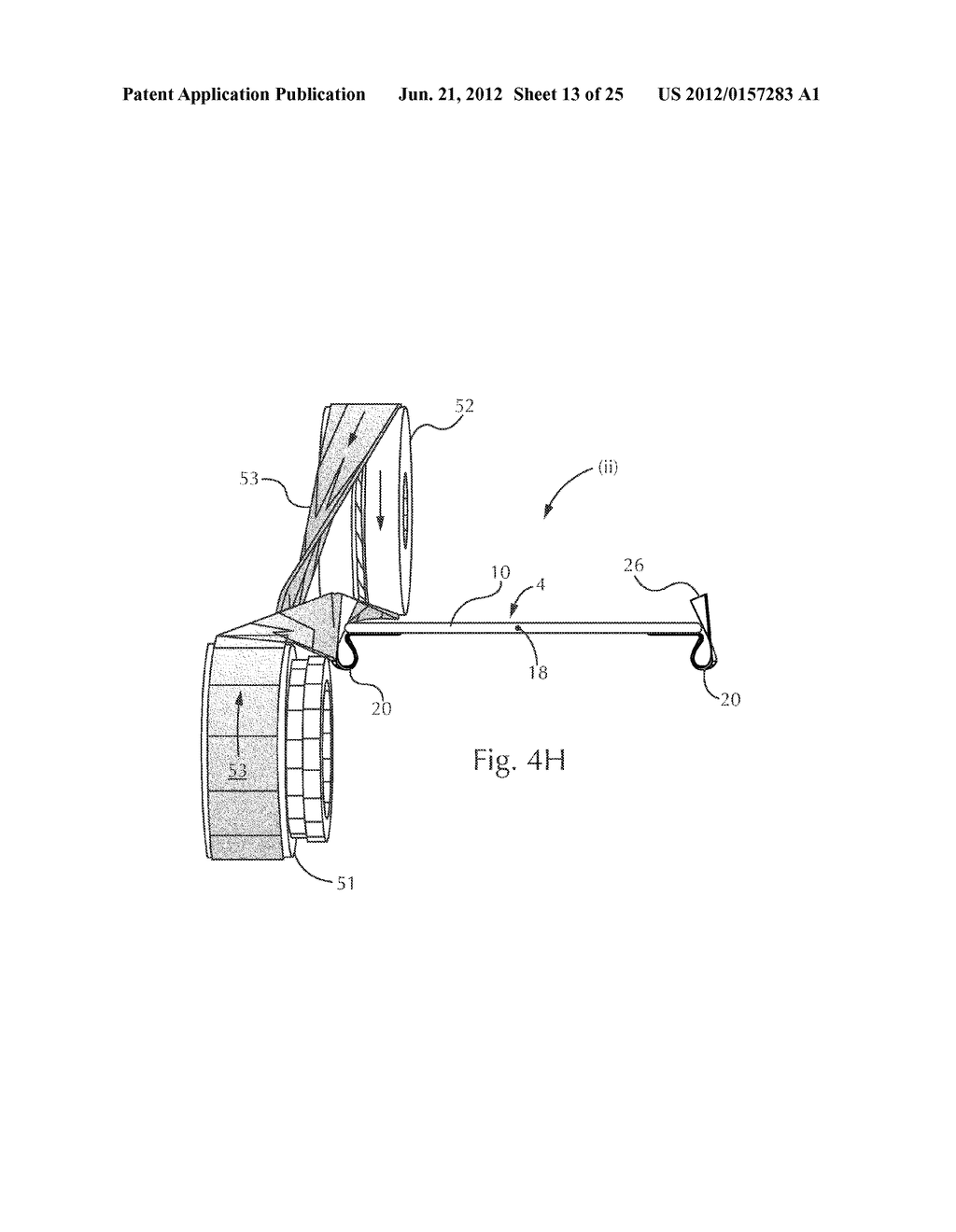 METHOD FOR TURNING A PLIABLE MEMBER OF AN ARTICLE MOVING ALONG A MACHINE     DIRECTION - diagram, schematic, and image 14