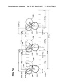 FOLDING APPARATUS HAVING ROLLS WITH VARIABLE SURFACE SPEEDS AND A METHOD     OF FOLDING A PRODUCT diagram and image