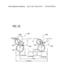 FOLDING APPARATUS HAVING ROLLS WITH VARIABLE SURFACE SPEEDS AND A METHOD     OF FOLDING A PRODUCT diagram and image