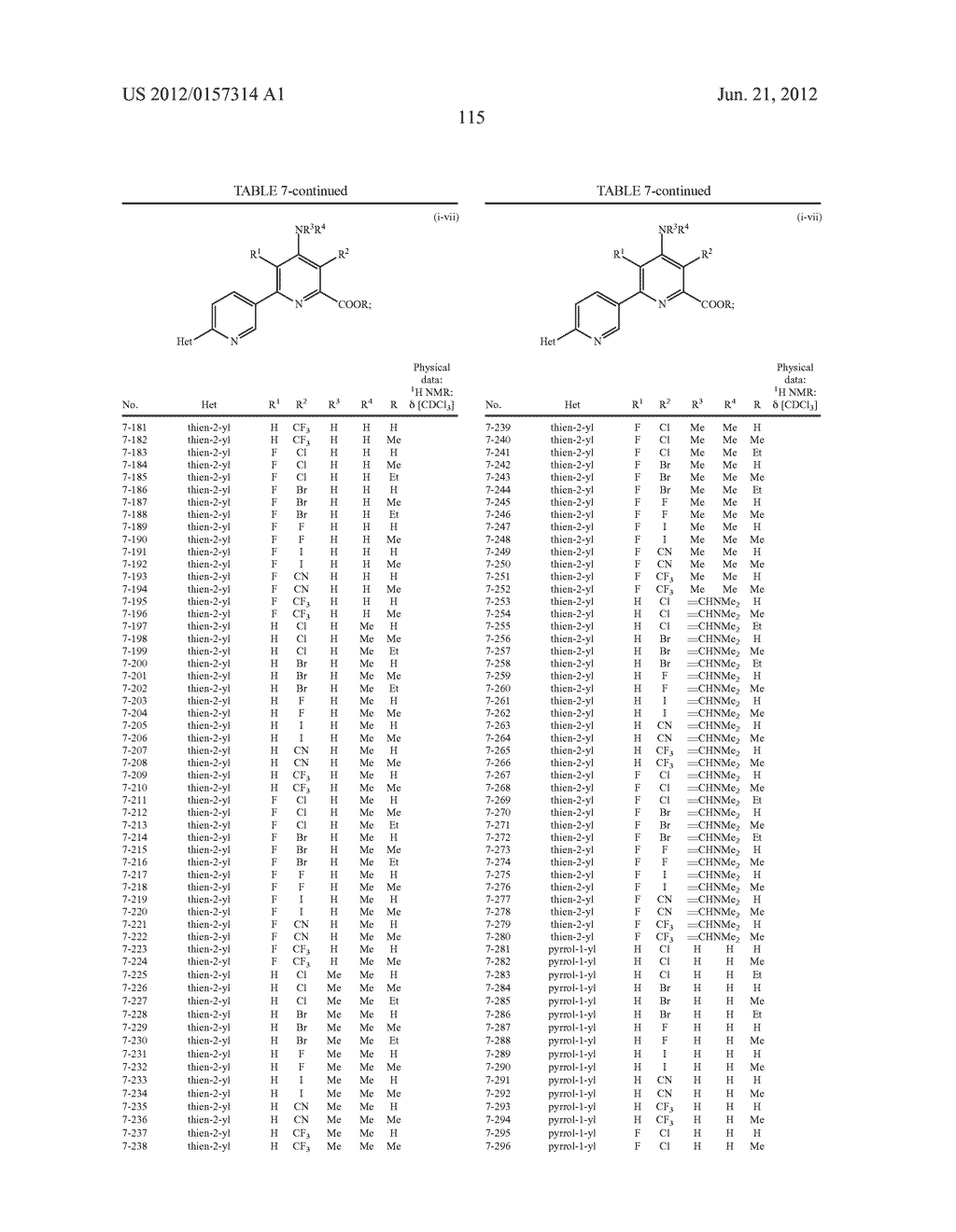 NOVEL SUBSTITUTED PICOLINIC ACIDS, SALTS AND ACID DERIVATIVES THEREOF, AND     USE THEREOF AS HERBICIDES - diagram, schematic, and image 116