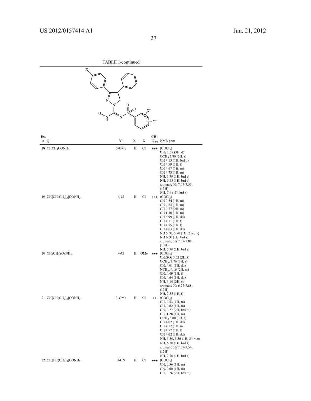 CANNABINOID RECEPTOR ANTAGONISTS-INVERSE AGONISTS USEFUL FOR TREATING     METABOLIC DISORDERS, INCLUDING OBESITY AND DIABETES - diagram, schematic, and image 28