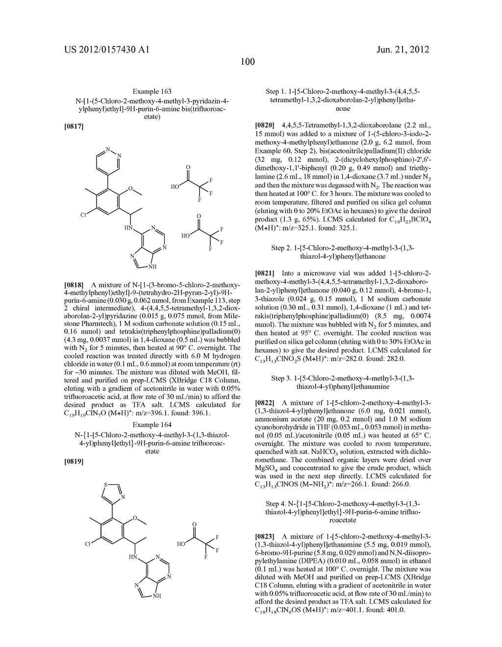 N-(1-(SUBSTITUTED-PHENYL)ETHYL)-9H-PURIN-6-AMINES AS PI3K INHIBITORS - diagram, schematic, and image 101