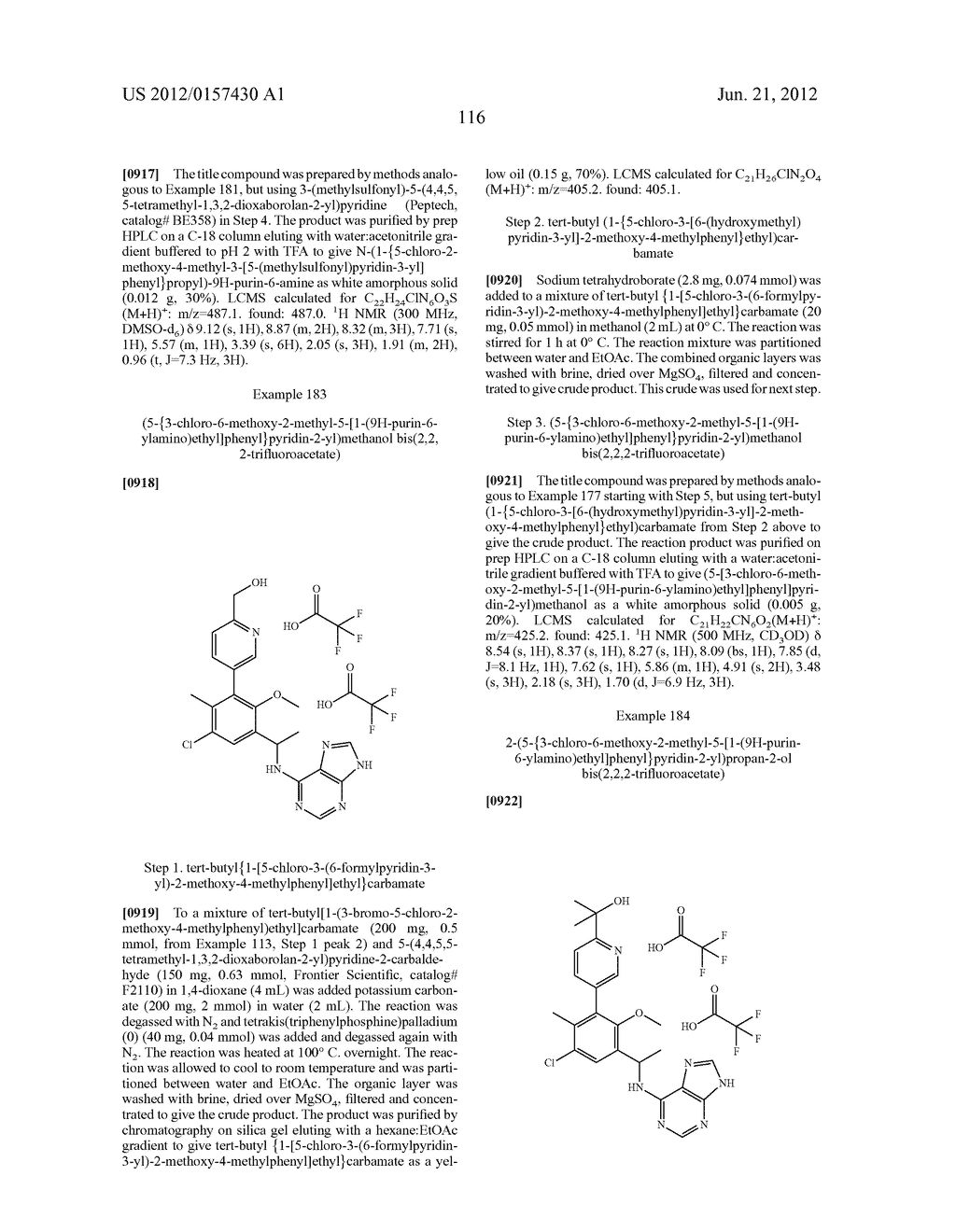 N-(1-(SUBSTITUTED-PHENYL)ETHYL)-9H-PURIN-6-AMINES AS PI3K INHIBITORS - diagram, schematic, and image 117