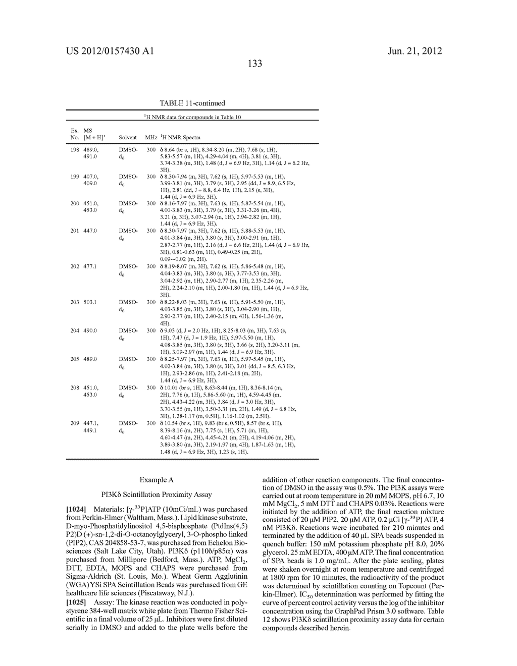 N-(1-(SUBSTITUTED-PHENYL)ETHYL)-9H-PURIN-6-AMINES AS PI3K INHIBITORS - diagram, schematic, and image 134