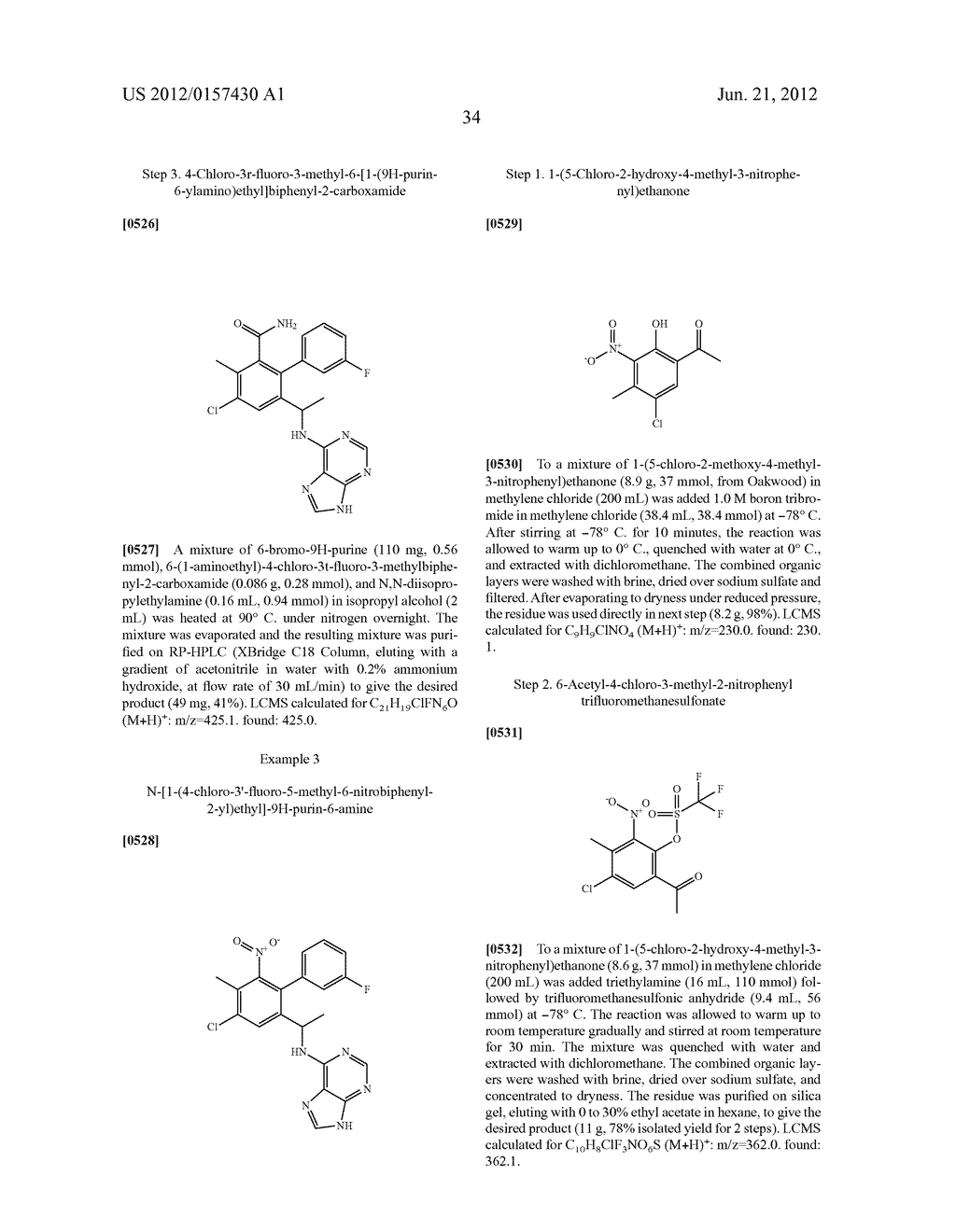 N-(1-(SUBSTITUTED-PHENYL)ETHYL)-9H-PURIN-6-AMINES AS PI3K INHIBITORS - diagram, schematic, and image 35