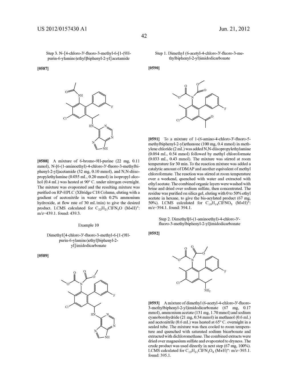 N-(1-(SUBSTITUTED-PHENYL)ETHYL)-9H-PURIN-6-AMINES AS PI3K INHIBITORS - diagram, schematic, and image 43
