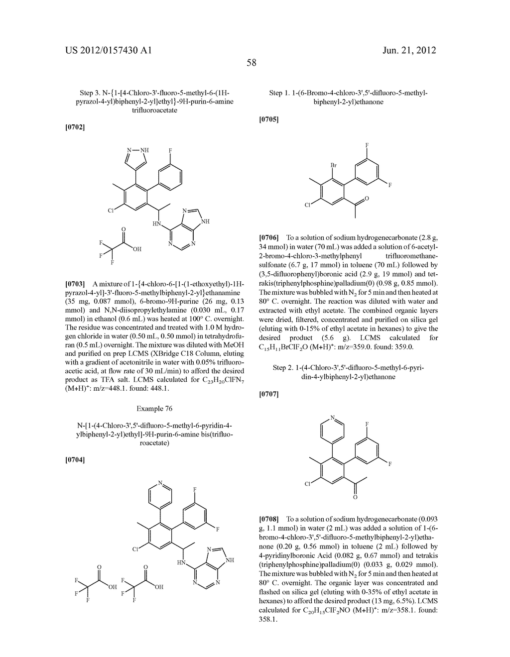 N-(1-(SUBSTITUTED-PHENYL)ETHYL)-9H-PURIN-6-AMINES AS PI3K INHIBITORS - diagram, schematic, and image 59