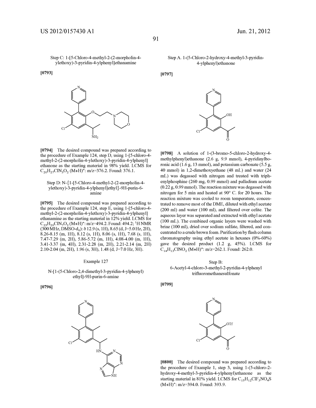 N-(1-(SUBSTITUTED-PHENYL)ETHYL)-9H-PURIN-6-AMINES AS PI3K INHIBITORS - diagram, schematic, and image 92