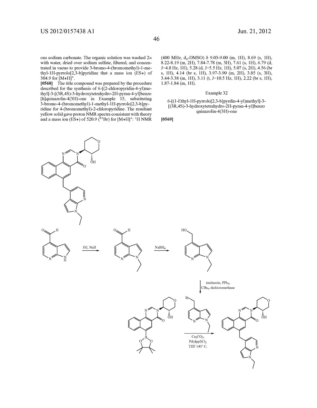 PYRANYL ARYL METHYL BENZOQUINAZOLINONE M1 RECEPTOR POSITIVE ALLOSTERIC     MODULATORS - diagram, schematic, and image 47