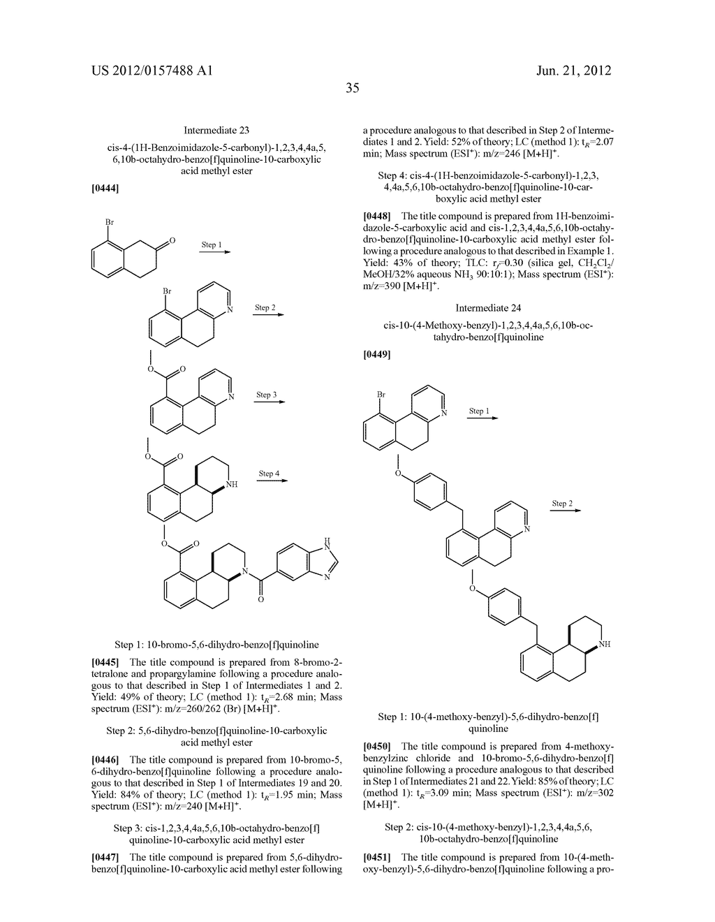 ARYL-AND HETEROARYLCARBONYL DERIVATIVES OF HEXAHYDROINDENOPYRIDINE AND     OCTAHYDROBENZOQUINOLINE - diagram, schematic, and image 44