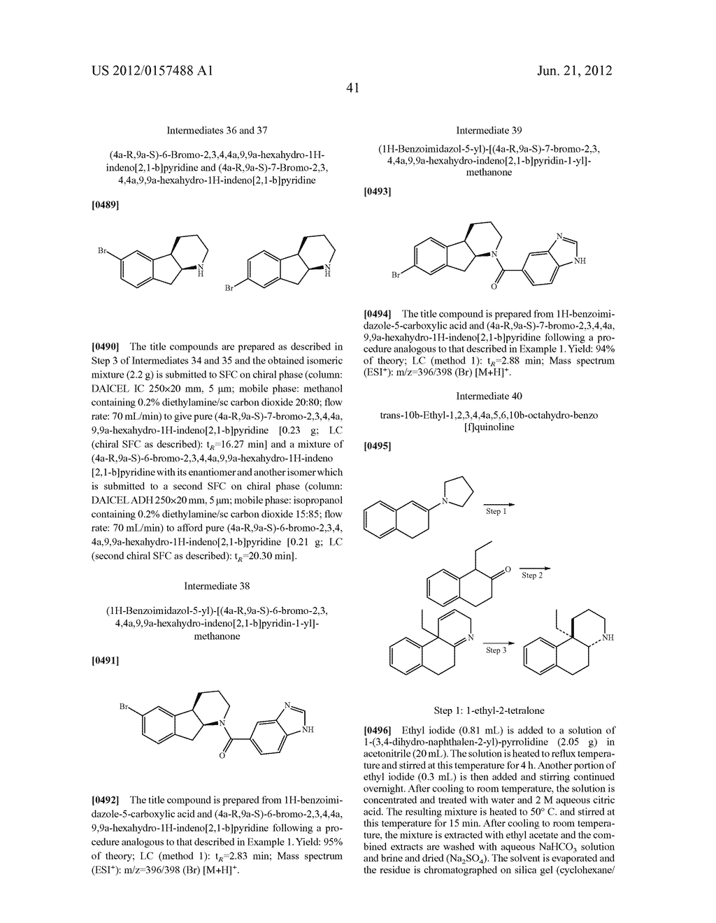 ARYL-AND HETEROARYLCARBONYL DERIVATIVES OF HEXAHYDROINDENOPYRIDINE AND     OCTAHYDROBENZOQUINOLINE - diagram, schematic, and image 50