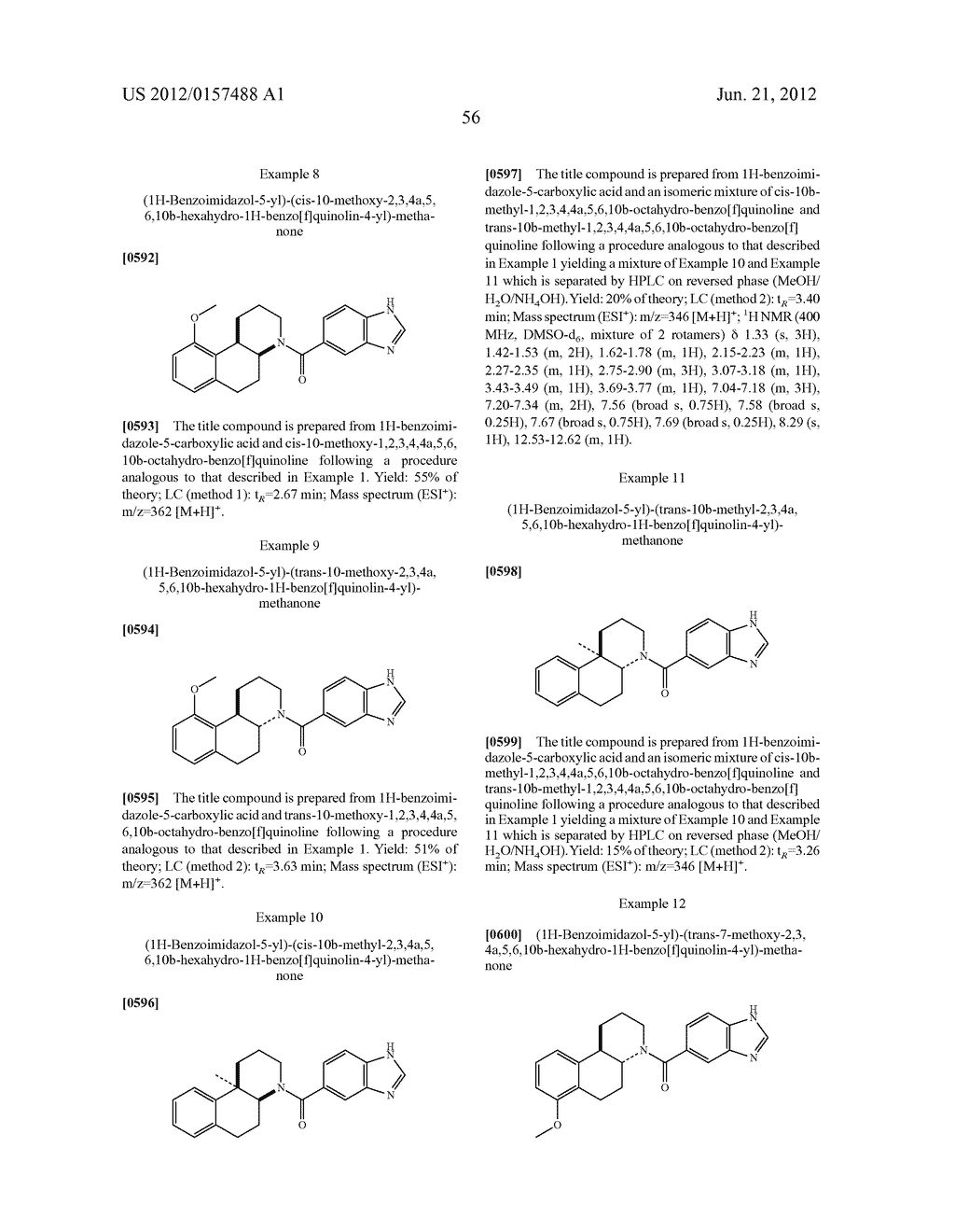 ARYL-AND HETEROARYLCARBONYL DERIVATIVES OF HEXAHYDROINDENOPYRIDINE AND     OCTAHYDROBENZOQUINOLINE - diagram, schematic, and image 65