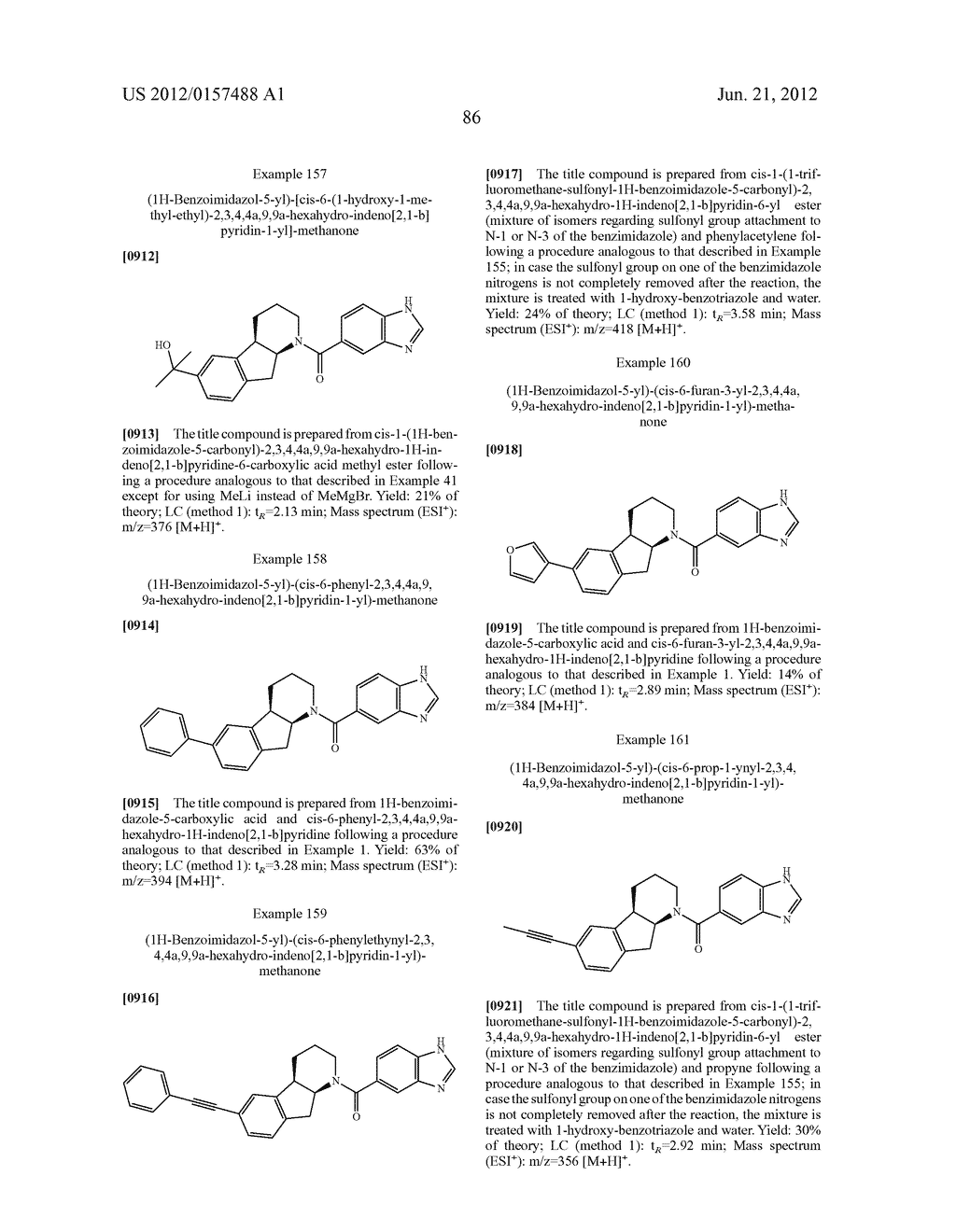 ARYL-AND HETEROARYLCARBONYL DERIVATIVES OF HEXAHYDROINDENOPYRIDINE AND     OCTAHYDROBENZOQUINOLINE - diagram, schematic, and image 95