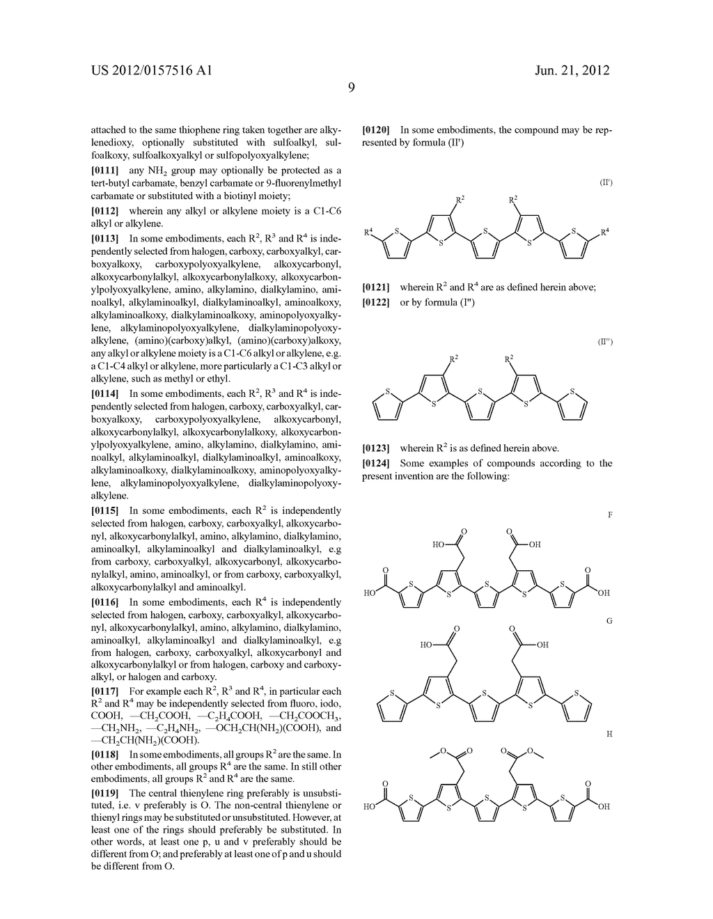 NOVEL THIOPHENE COMPOUNDS FOR USE IN THERAPY - diagram, schematic, and image 21