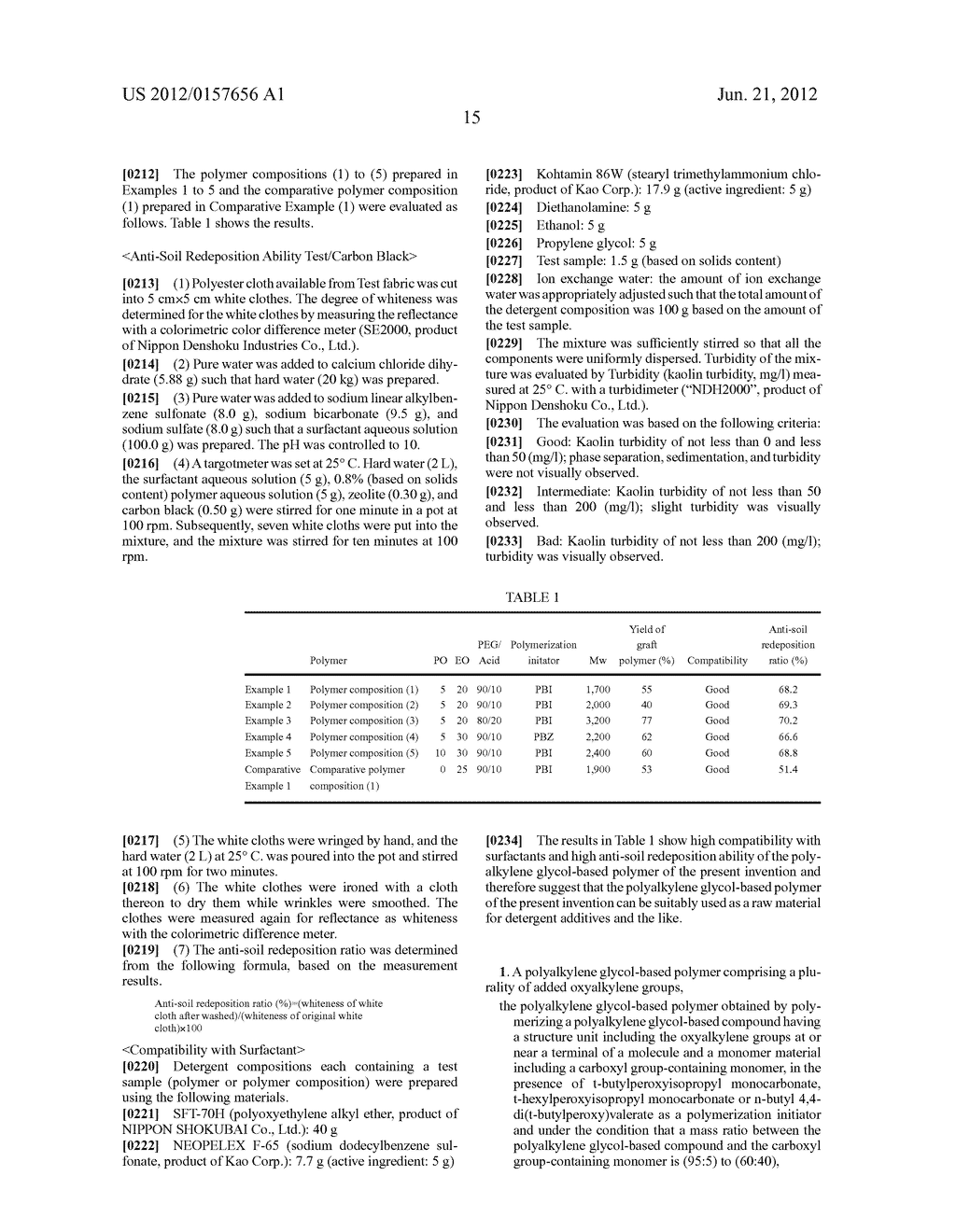 POLYALKYLENE GLYCOL-BASED POLYMER AND PROCESS FOR PRODUCING THE SAME - diagram, schematic, and image 16