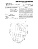 Absorbent Article With Indicator diagram and image