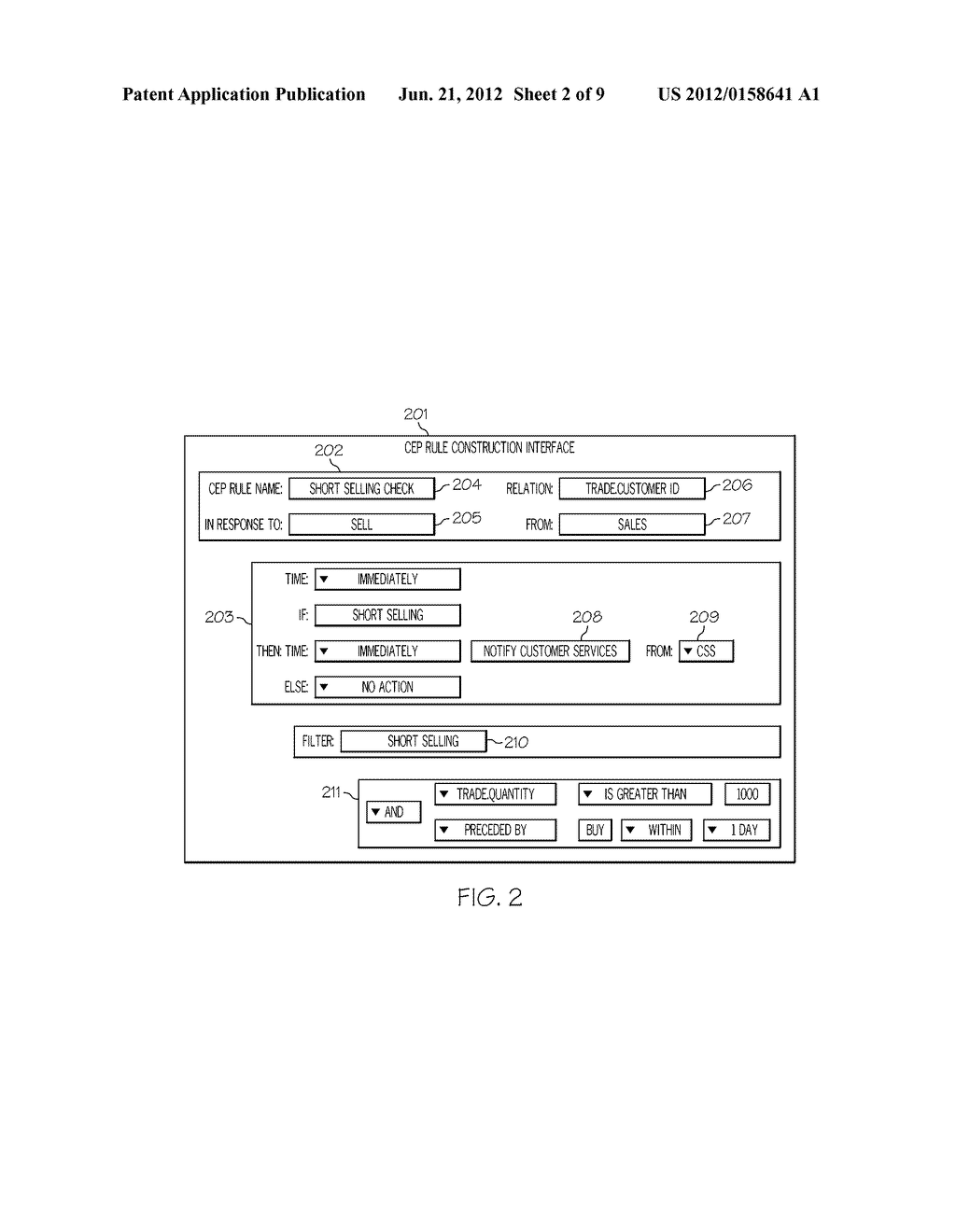 CONSTRUCTION OF RULES FOR USE IN A COMPLEX EVENT PROCESSING SYSTEM - diagram, schematic, and image 03