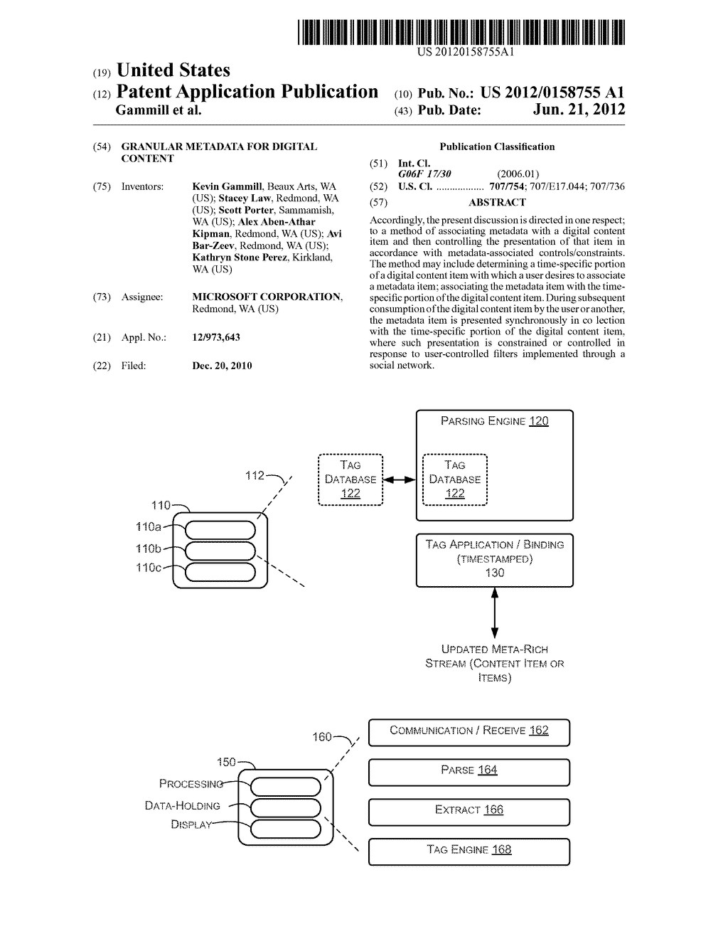 GRANULAR METADATA FOR DIGITAL CONTENT - diagram, schematic, and image 01