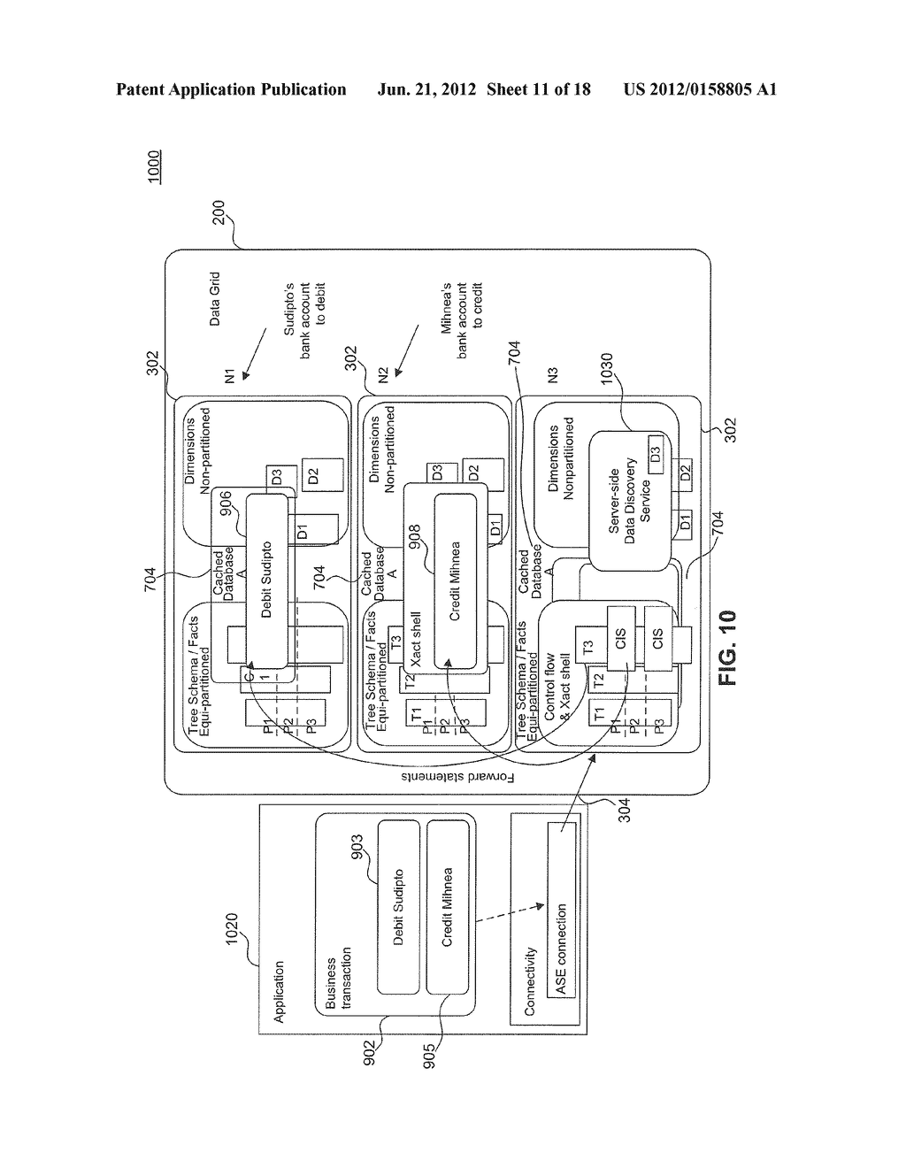 NON-DISRUPTIVE DATA MOVEMENT AND NODE REBALANCING IN EXTREME OLTP     ENVIRONMENTS - diagram, schematic, and image 12