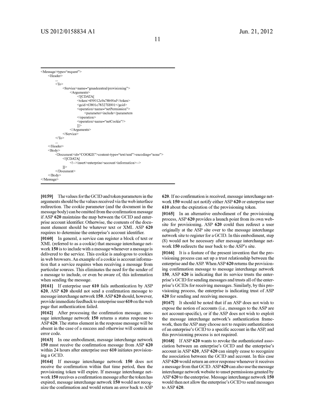 METHOD, SYSTEM, AND COMPUTER PROGRAM PRODUCT FOR MANAGING INTERCHANGE OF     ENTERPRISE DATA MESSAGES - diagram, schematic, and image 18