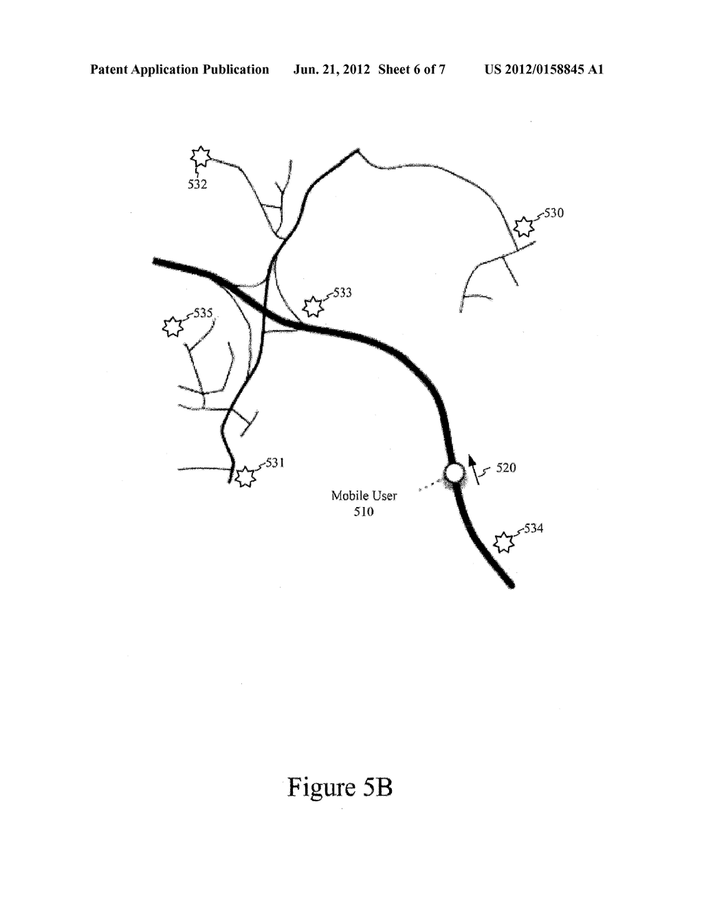 SYSTEM AND METHOD FOR AUTOMATICALLY POSTING USER-LOCATION INFORMATION TO A     SOCIAL NETWORK - diagram, schematic, and image 07