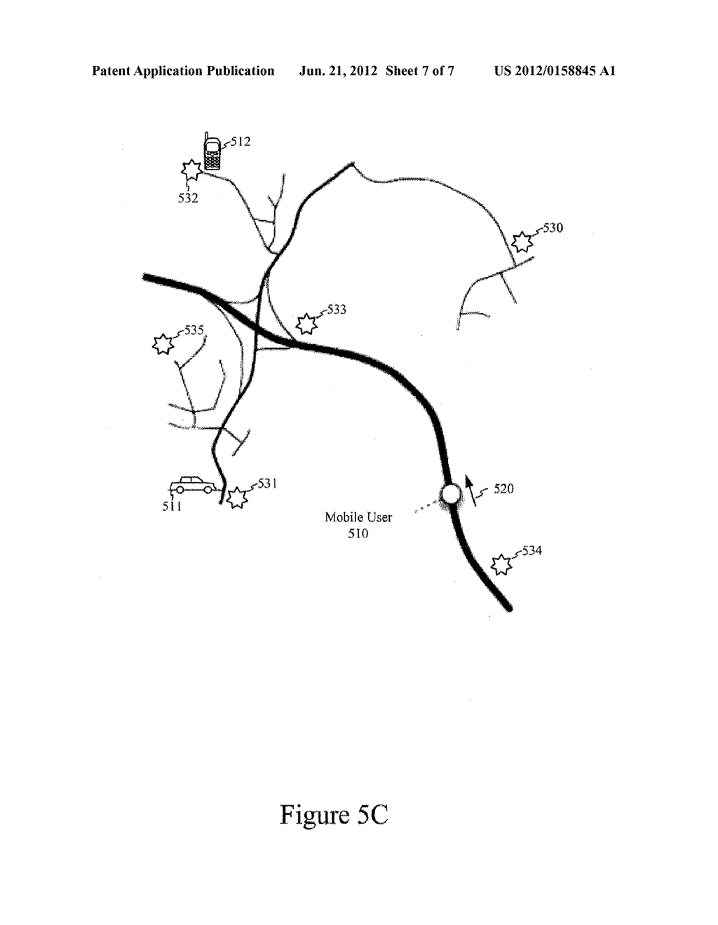 SYSTEM AND METHOD FOR AUTOMATICALLY POSTING USER-LOCATION INFORMATION TO A     SOCIAL NETWORK - diagram, schematic, and image 08