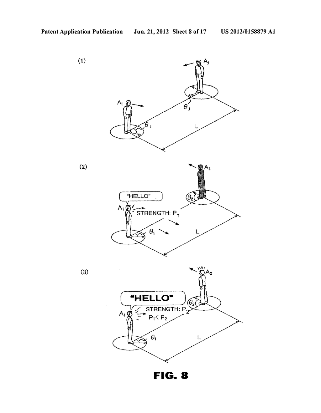 DIALOG SERVER FOR HANDLING CONVERSATION IN VIRTUAL SPACE METHOD AND     COMPUTER PROGRAM FOR HAVING CONVERSATION IN VIRTUAL SPACE - diagram, schematic, and image 09