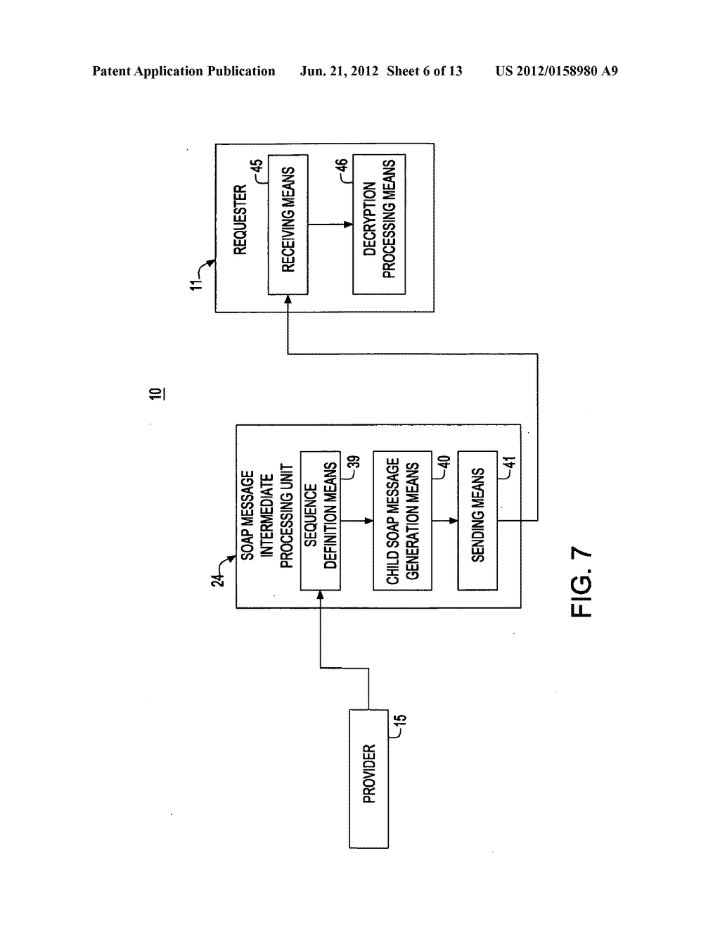 Web service simple object access protocol request response processing - diagram, schematic, and image 07