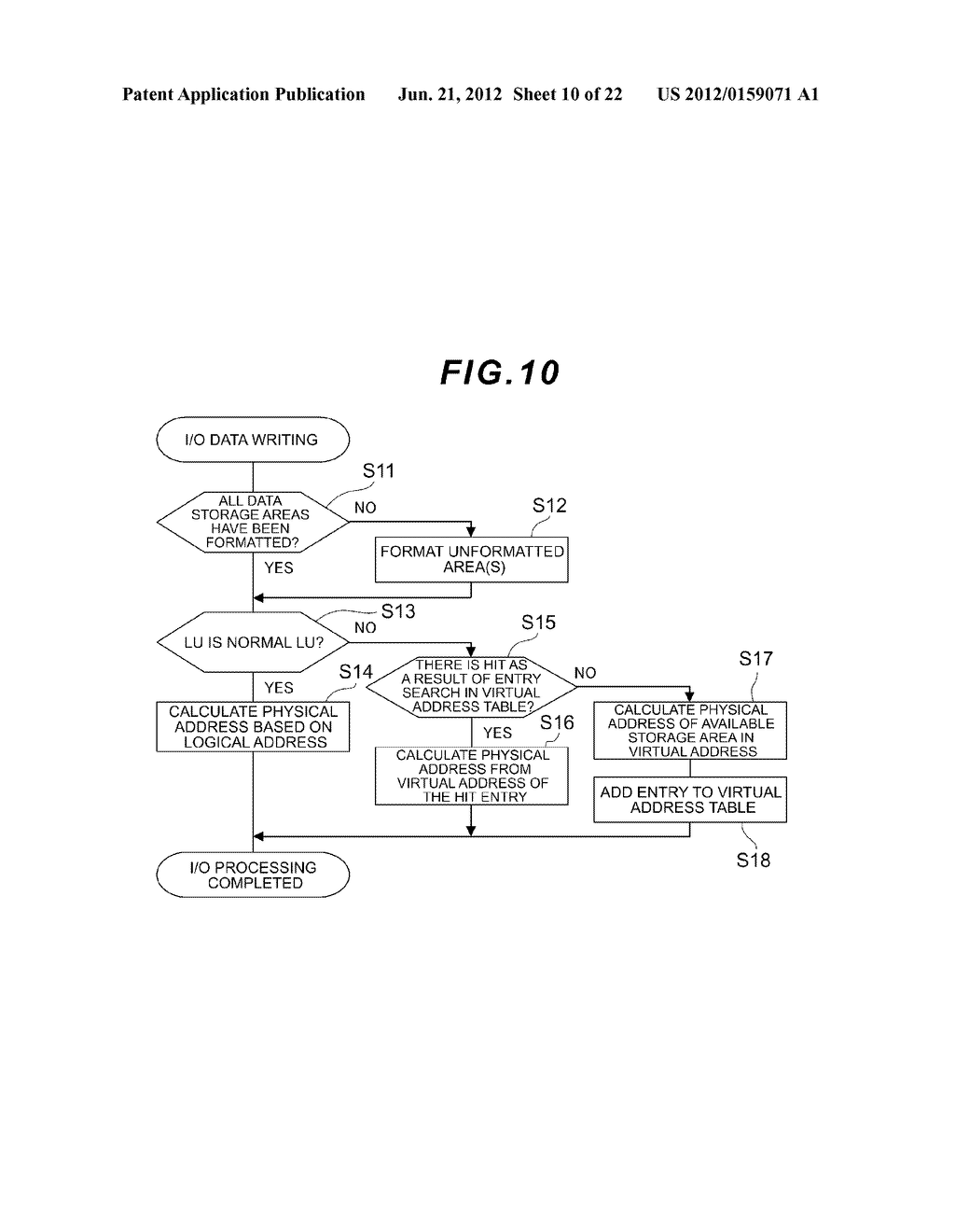 STORAGE SUBSYSTEM AND ITS LOGICAL UNIT PROCESSING METHOD - diagram, schematic, and image 11