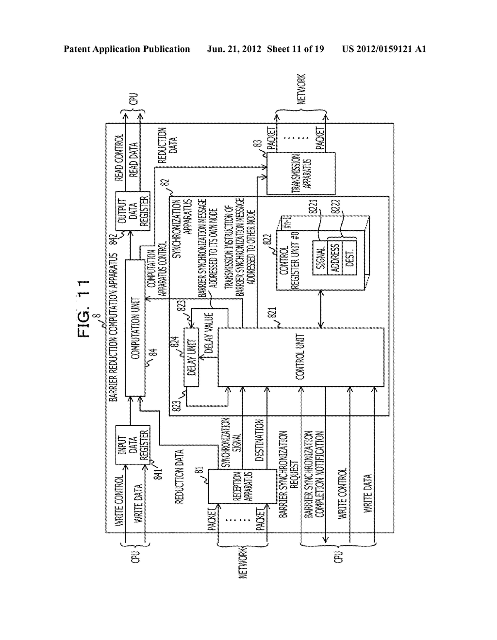 PARALLEL COMPUTER SYSTEM, SYNCHRONIZATION APPARATUS, AND CONTROL METHOD     FOR THE PARALLEL COMPUTER SYSTEM - diagram, schematic, and image 12