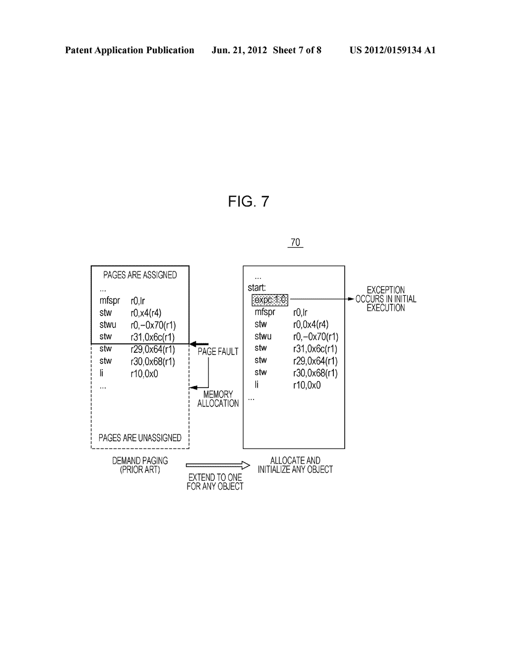 EXCEPTION CONTROL METHOD, SYSTEM, AND PROGRAM - diagram, schematic, and image 08