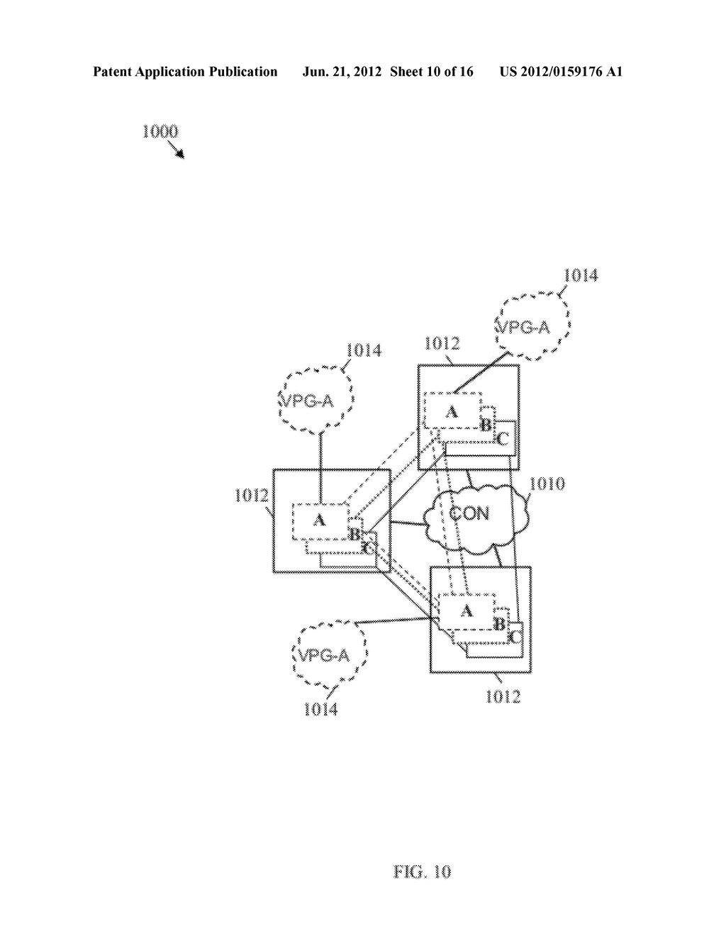 Method and Apparatus to Create and Manage Virtual Private Groups in a     Content Oriented Network - diagram, schematic, and image 11