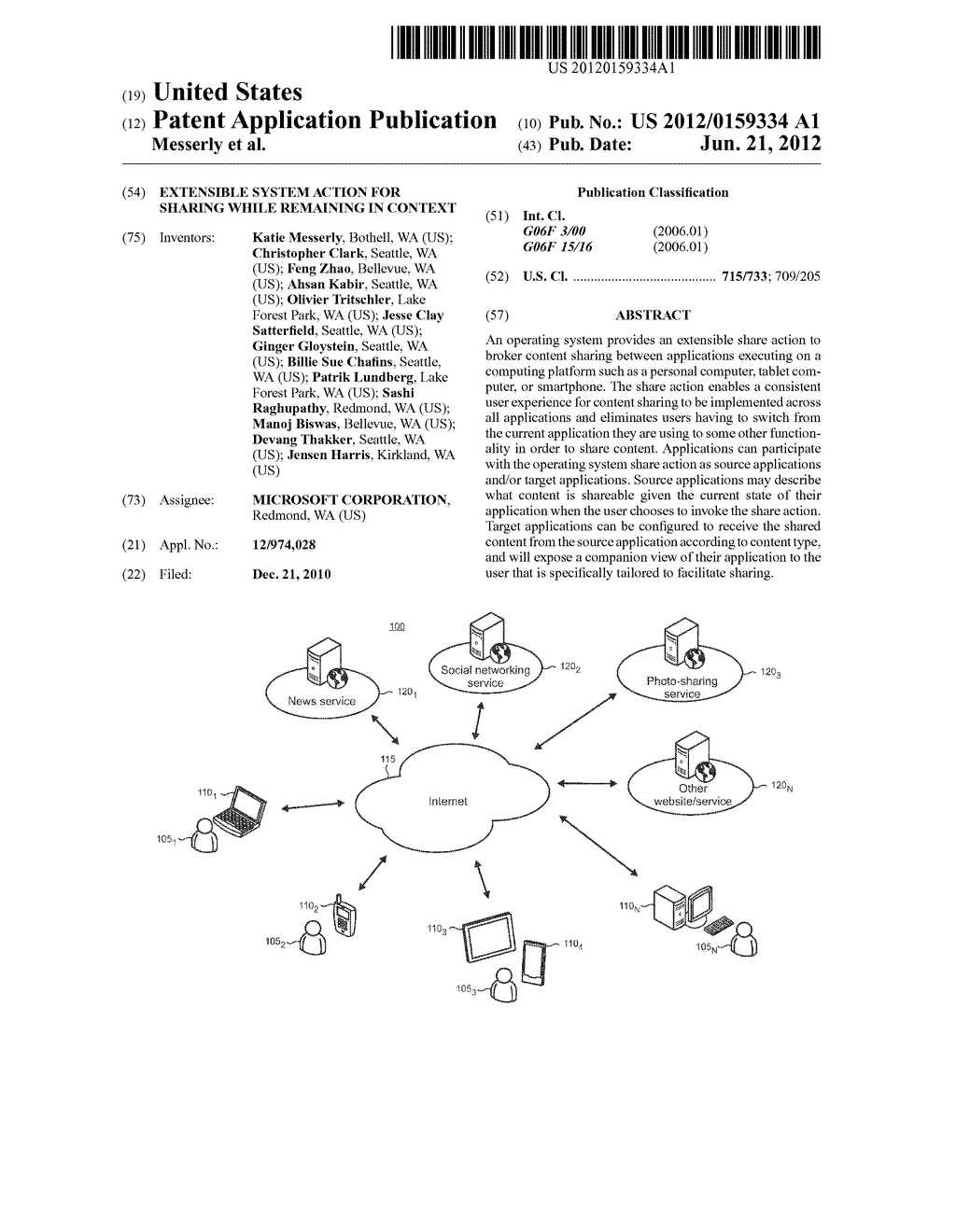 EXTENSIBLE SYSTEM ACTION FOR SHARING WHILE REMAINING IN CONTEXT - diagram, schematic, and image 01