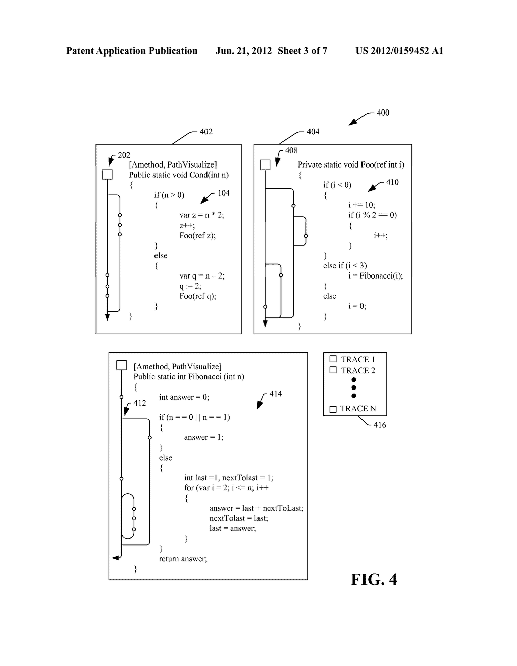 GRAPHICAL USER INTERFACE FOR EXPLORING SOURCE CODE EXECUTION BEHAVIOR - diagram, schematic, and image 04