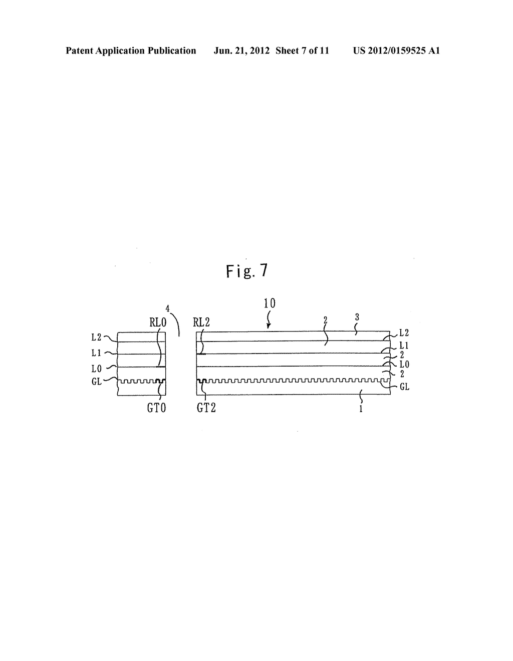 GUIDE-LAYER SEPARATED OPTICAL RECORDING MEDIUM, OPTICAL RECORDING MEDIUM     DRIVE APPARATUS, AND RECORDING LAYER ACCESS METHOD - diagram, schematic, and image 08