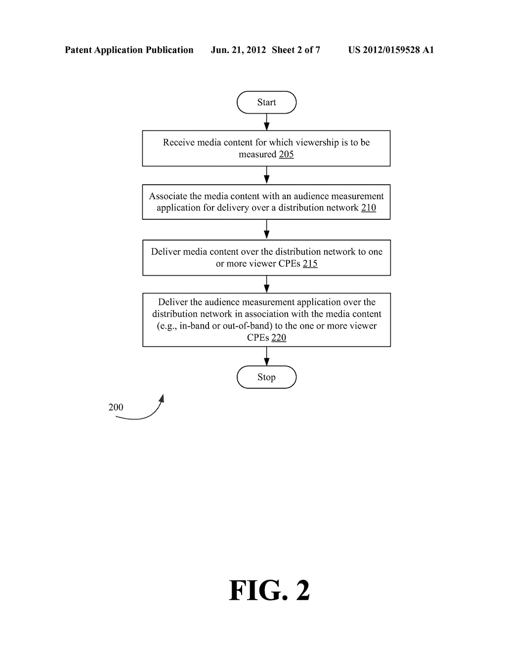 Systems and Methods for Measuring Audience Participation Over a     Distribution Network - diagram, schematic, and image 03