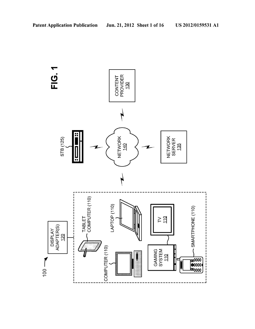 DISPLAYING ENCODED VIDEO CONTENT VIA A DISPLAY ADAPTER - diagram, schematic, and image 02