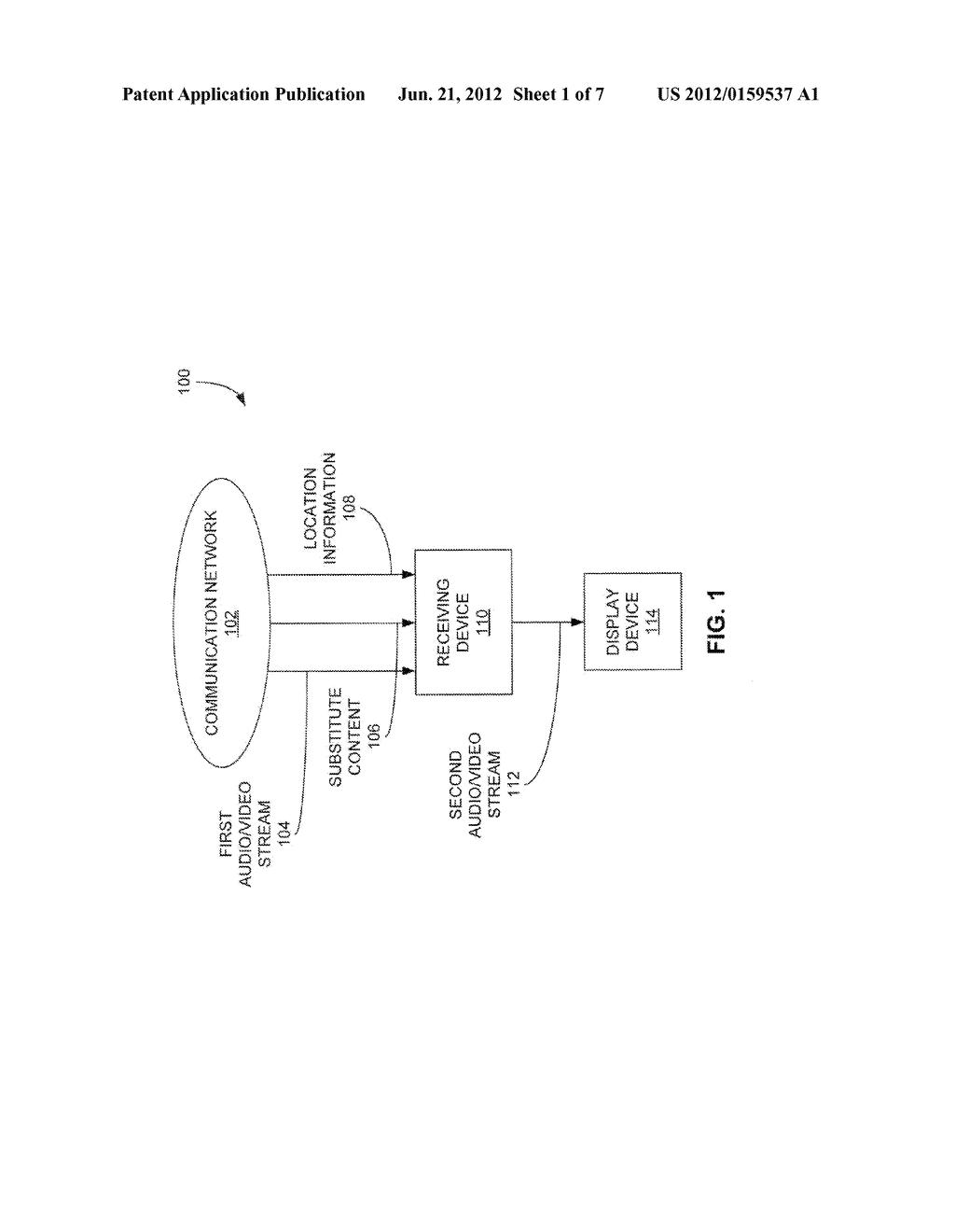 METHODS AND APPARATUS FOR PRESENTING SUBSTITUTE CONTENT IN AN AUDIO/VIDEO     STREAM USING TEXT DATA - diagram, schematic, and image 02