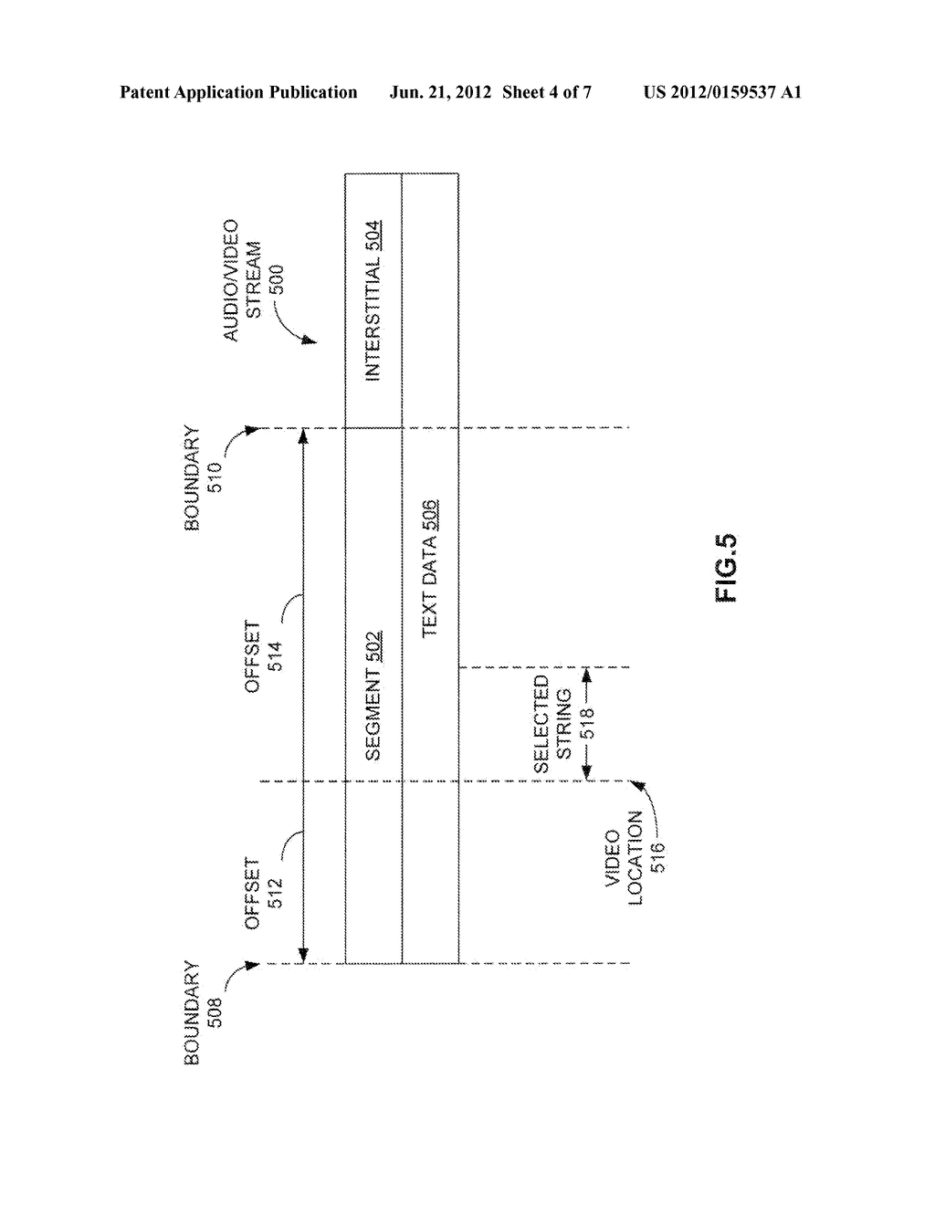 METHODS AND APPARATUS FOR PRESENTING SUBSTITUTE CONTENT IN AN AUDIO/VIDEO     STREAM USING TEXT DATA - diagram, schematic, and image 05