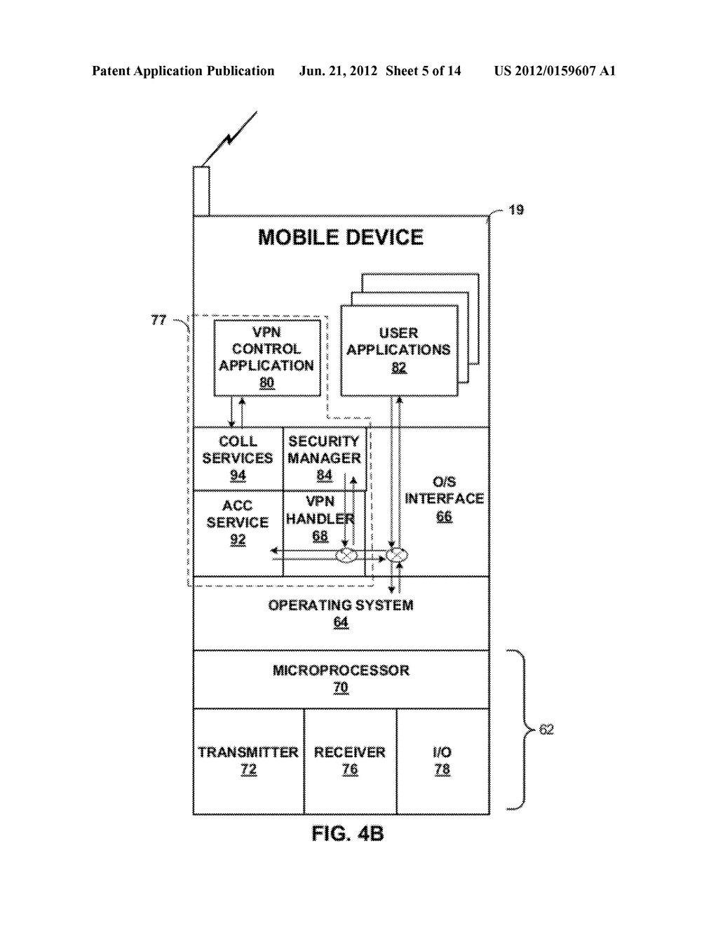 MULTI-SERVICE VPN NETWORK CLIENT FOR MOBILE DEVICE - diagram, schematic, and image 06