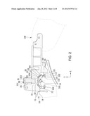 SAW BLADE GUARD QUICK RELEASE STRUCTURE AND METHOD FOR LOCKING AND     UNLOCKING SAW BLADE GUARD diagram and image