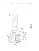 SAW BLADE GUARD QUICK RELEASE STRUCTURE AND METHOD FOR LOCKING AND     UNLOCKING SAW BLADE GUARD diagram and image