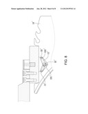 SAW BLADE GUARD QUICK RELEASE STRUCTURE AND METHOD FOR LOCKING AND     UNLOCKING SAW BLADE GUARD diagram and image