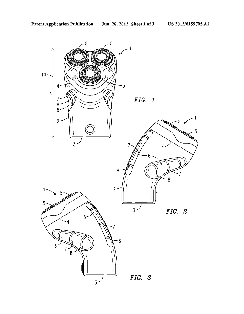 ELECTRIC HEAD SHAVER WITH ERGONOMIC HANDLE - diagram, schematic, and image 02