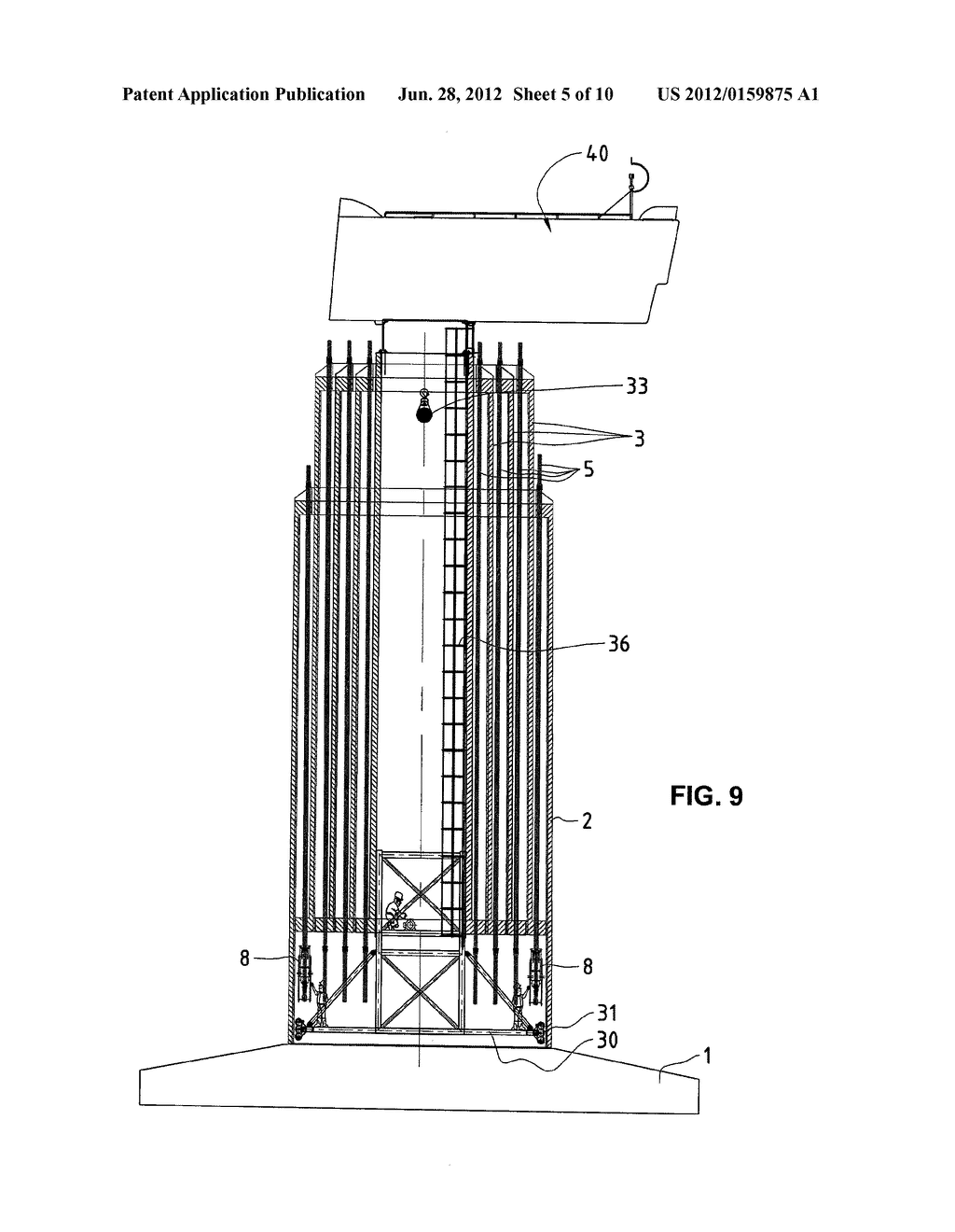 TELESCOPIC TOWER ASSEMBLY AND METHOD - diagram, schematic, and image 06